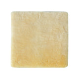 17" Square Natural Off White Medical Grade Sheepskin Chair Pad