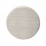 24" Beige Rattan Backless Bar Chair