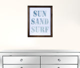 Set Of Three Beach Themed Wall Art