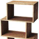 30" White Two Tier Standard Bookcase