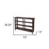 36" Brown Bookcase