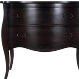 32" White Solid Wood Four Drawer Gentlemans Chest