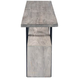 Raitis Gray Wood &amp; Metal Sideboard