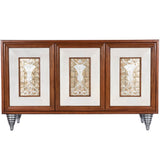 Raitis Gray Wood &amp; Metal Sideboard