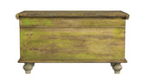 Mesa Carved Wooden Trunk Coffee Table