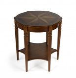 Olive Ash Burl Accent Table