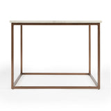 Marble And Metal Coffee Table