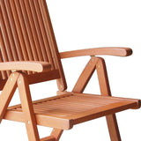Distressed Outdoor Reclining Chair