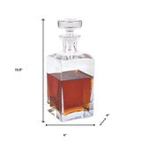 European Mouth Blown Lead Free Crystal Liquor Decanter