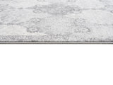 2’ X 20’ Gray Distressed Trellis Pattern Runner Rug