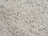 2’ X 15’ Ivory Distressed Ikat Pattern Runner Rug
