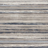 2’ X 3’ Blue And Beige Distressed Stripes Scatter Rug