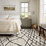 5’ X 8’ Gray And Black Modern Abstract Area Rug