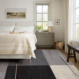 5’ X 8’ Gray Modern Geometric Area Rug