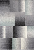 4' X 6’ Gray Modern Geometric Area Rug