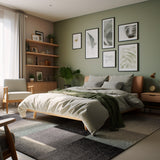 8' X 11’ Gray Modern Geometric Area Rug