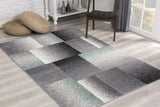 8' X 11’ Gray Modern Geometric Area Rug