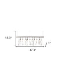 Silver Sputnik Multi Light Metal Dimmable Ceiling Light