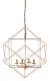 Gold Modern Geo Chandelier