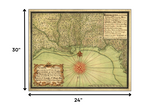 Vintage 1771 Map Of North America Unframed Print Wall Art