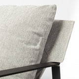 Black Leather Diamond Pattern Gold Club Chair
