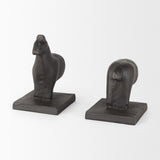 Bull Horn Replica Bookends