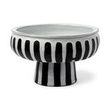 White And Black Ceramic Decorative Bowl
