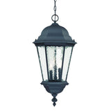 Telfair 3-Light Matte Black Hanging Light