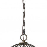 Aria 3-Light Oil-Rubbed Bronze Globe Pendant With Mother Of Pearl Accents