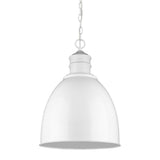 Colby 1-Light White Pendant