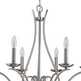 Genevieve 5-Light Satin Nickel Chandelier