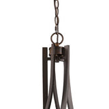Mia 5-Light Oil-Rubbed Bronze Chandelier With Etched Glass Shades