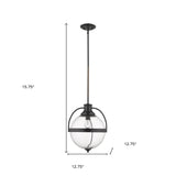 Newport 1-Light White Pendant With Polished Nickel Louver