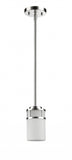 Silver Minimalist Cylindrical Hanging Light