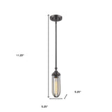 Modern Bronze Mini Pendant Hanging Light