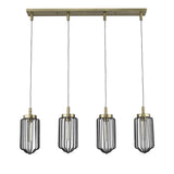 Reece 4-Light Aged Brass Island Pendant