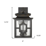 Dylan 3-Light Oil-Rubbed Bronze Wall Light