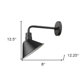 Burnished Bronze Vintage Schoolhouse Outdoor Wall Light