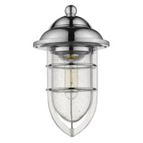 Silver Teardrop Shape Wall Sconce