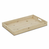 19" Natural Minimalist Wooden Tray