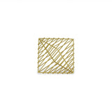 Petite Gold Metal Decorative Sculpture