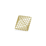 Petite Gold Metal Decorative Sculpture
