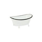 Petite White Bathtub Decorative Sculpture