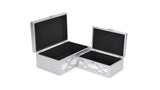 Set of Three Metal Wire Storage Baskets