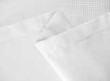Gray Modern Striped Crinkle Shower Curtain