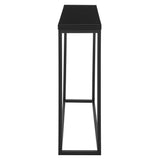 Modern Black Gloss on Black Console Table