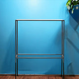 Modern Black Gloss on Black Console Table