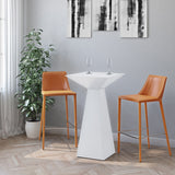 30" Black Steel Low Back Bar Height Bar Chair