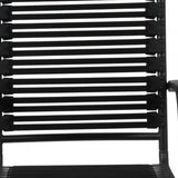 Black Swivel Adjustable Task Chair Bungee Back Steel Frame