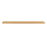 75" Natural Wooden Wall Mounted Floating Shelf